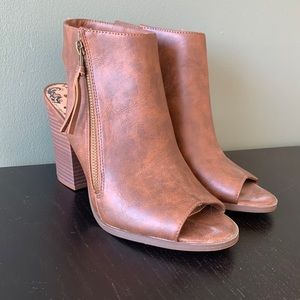 Open Toe Ankle Boots
